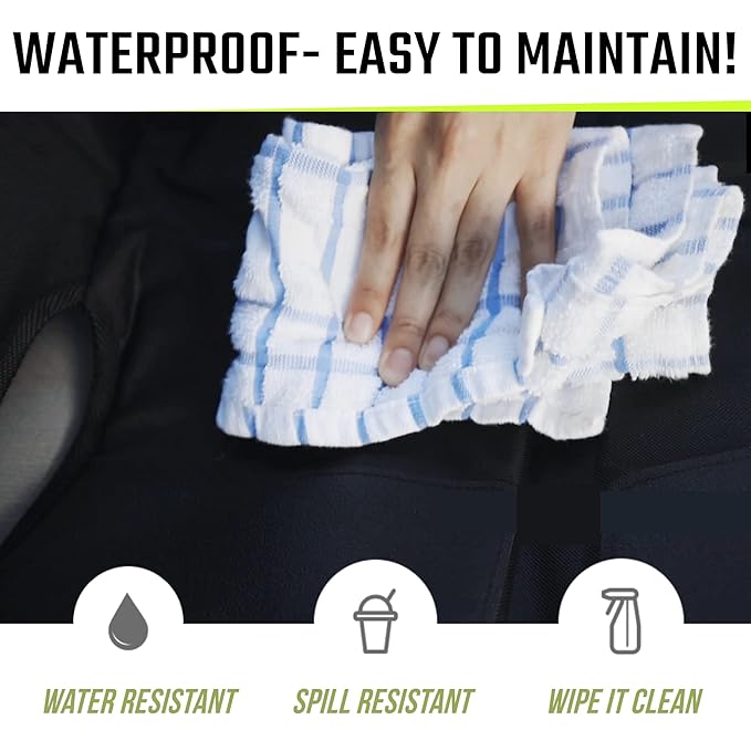 Sunferno Car Seat Protector for Child Car Seat – Baby Car Seat Cover for Ultimate Protection | Keeps Upholstery Clean, Safe & Damage-Free | Waterproof, Padded & Anti-Slip for Stress-Free Rides