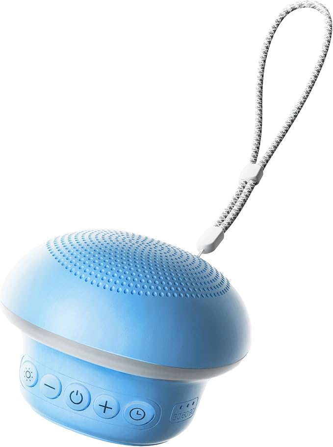 Portable White Noise Sound Machine for Baby, Kids & Adults, 20 Non-Looping Sounds, 48H Playtime, 30 Level Volume, Memory, 3 Timers & Night Light, Sound Therapy for Sleep, Home, Travel, Office, Gift