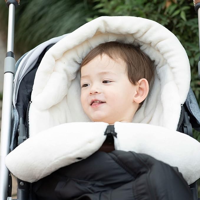 Baby Winter Stroller Blanket, Multifunction Toddler Footmuff, Universal Stroller Cover for Cold Weather, Soft Fleece Bunting Bag