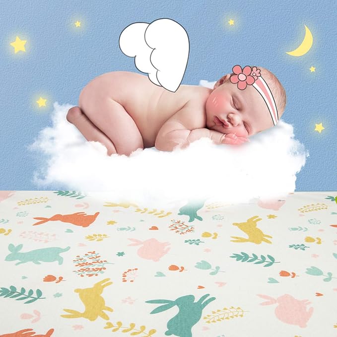 Catteyonce Baby Portable Diaper Changing Pad,Waterproof Changing Mat,Soft Comfortable,Foldable Travel Pad,Toddler Essentials Must Haves,Newborn Shower Gifts(2 Pcs 20“x27”)