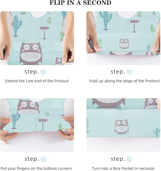 Baby Disposable Bibs Travel Feeding Bib 25pcs - Leakproof Liner, Food Catcher Pocket for 6-18 Months Babies Toddlers