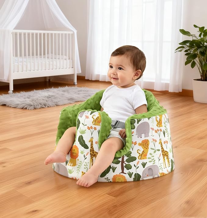 Seat Cover Compatible with Bumbo Seat, Booster Seats Accessories, Soft Breathable Cover for Baby Girl Boy, Cover Only