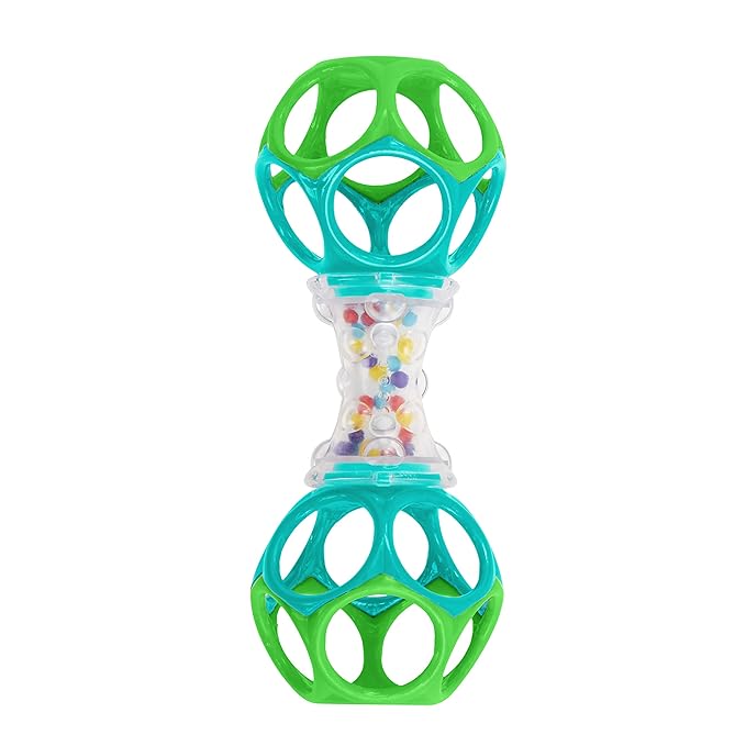 Bright Starts Soothers & Shakers 7pc Gift Set - BPA-Free Baby Rattles, Teethers and Stroller Toys, Unisex, Newborn+