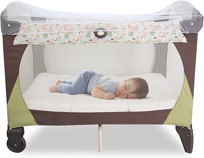 Mosquito Net for Stroller(2 Pack), Baby Mosquito Net for Car Seat, Bassinets, Cradles, Playard, Pack N Plays and Portable Mini Crib, Baby Insect Netting, White