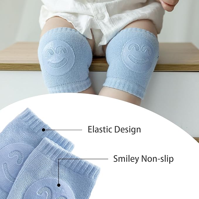 TFTSR Baby Knee Pads for Crawling (5 Pairs), Walking Protector Knee Pads For babies Toddler Kids Girls Boys 1-3
