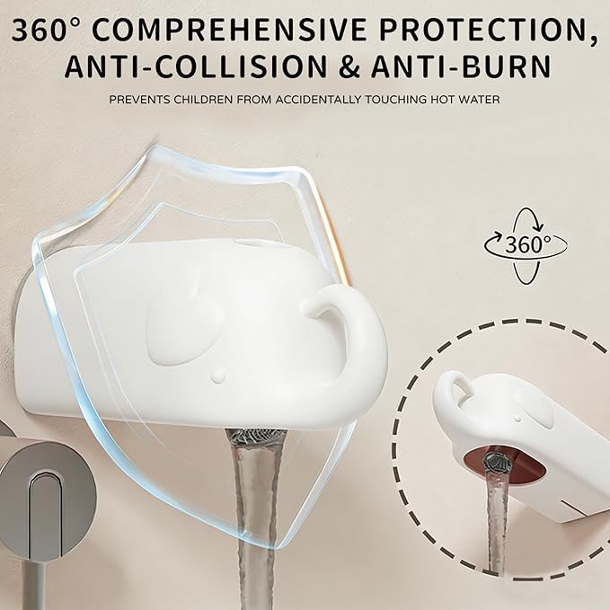 Bath Spout Cover, Silicone Bathtub Faucet Cover, Bathtub Spout Cover, Spout Cover Bathroom Tub, Universal Size for bathtub protection in bathrooms, preventing impact