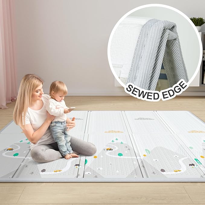 71 * 59 inch Baby Playpen with Mat,Playpen for Babies and Toddlers, Large Play Pen for Kids, Play Pen for Babies and Toddlers
