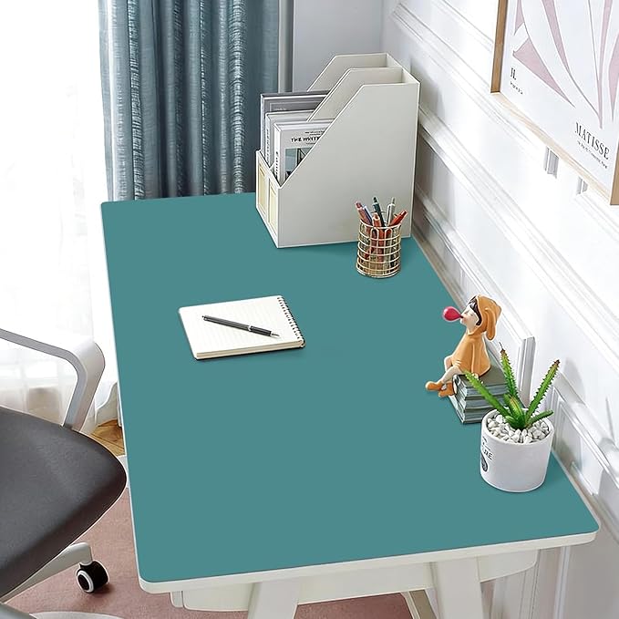 Extra Large Silicone Mat for Kitchen Counter 36" x 24" Silicone Table Mat for Resin Workbench Mat Heat Resistant Mat Coffee Bar Mat,Dark Green