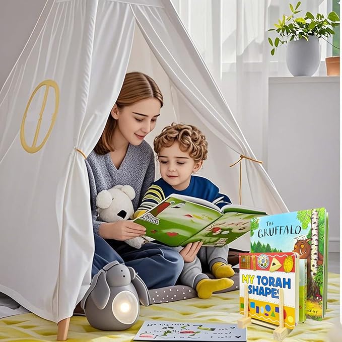 Bailitoy 2 Pcs Wooden Kids Bookshelf,Toddler Book Display Shelves Children Book Rack Suitable Kids Rooms, Nursery & Classroom,Mini Bookshelf, Desktop Shelf
