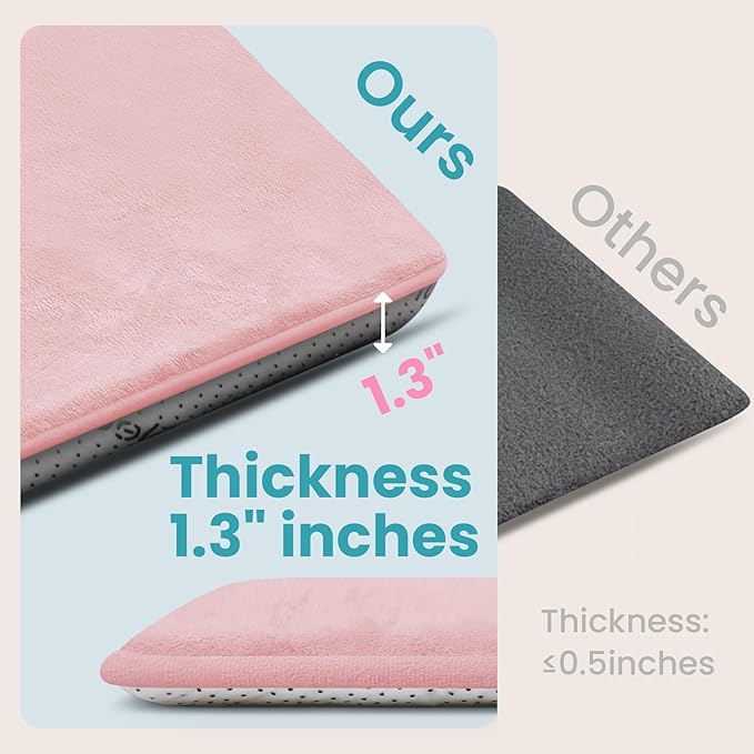 Huloo Sleep Baby Play Mat for Floor,Extra Large 71"×79" Playpen Mat for Toddler,Infant,Kids,1.3" Thick Elasti Foam Non-Slip Nursery Rug,Water Repellent Soft Padded Activity Mats(Pink)