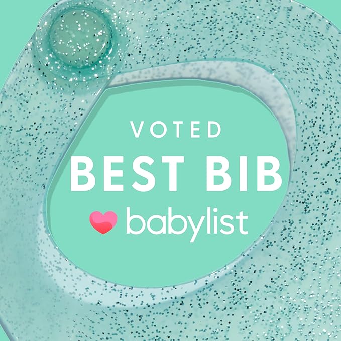 Magnetic Silicone Baby Bib – Waterproof, Dishwasher Safe, BPA Free Food-Grade, Feeding Bib for Infants and Toddlers