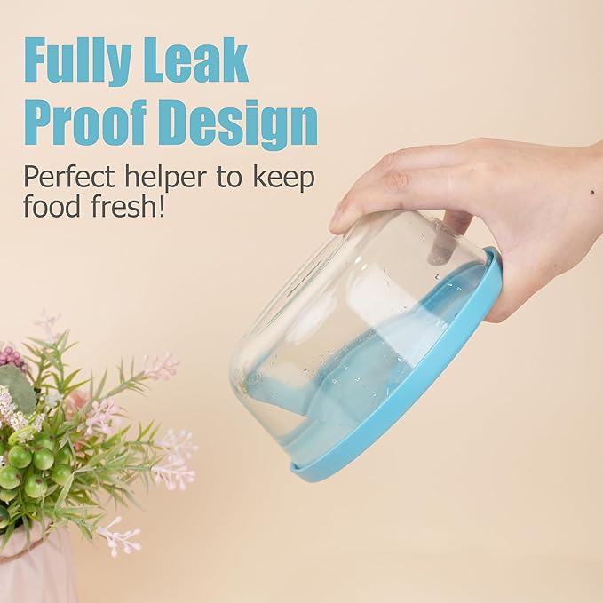 LUVCOSY 4 Cup Silicone Replacement Lids Storage Cover for Anchor Hocking Glass Bowls (Container not Included) 4 Pack Microwave, Dishwasher and Freezer Safe