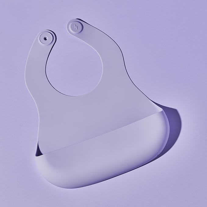Magnetic Silicone Baby Bib – Waterproof, Dishwasher Safe, BPA Free Food-Grade, Feeding Bib for Infants and Toddlers