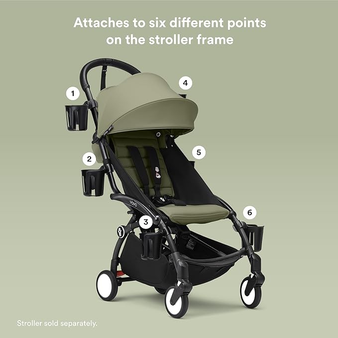 Stokke YOYO Cup Holder - Easy to Attach to Six Different Points on YOYO Stroller