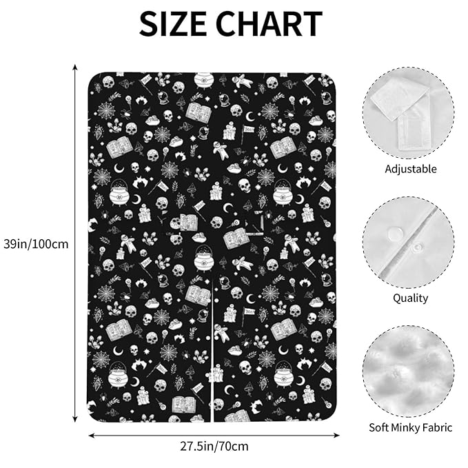 Gothic Baby Car Seat Canopy Cover Multi Use Nursing Cover for Mom Nursing Covers Newborn Goth Shower Gift