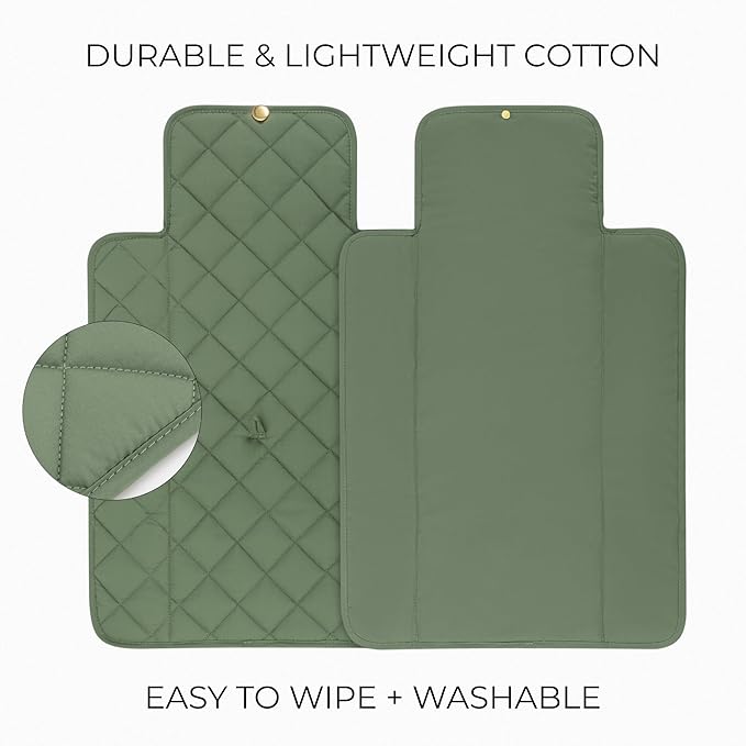 Portable Diaper Changing Pad - Soft and Easy to Clean Diaper Changing Mat for Babies - The Perfect Lightweight and Foldable Pad for Traveling