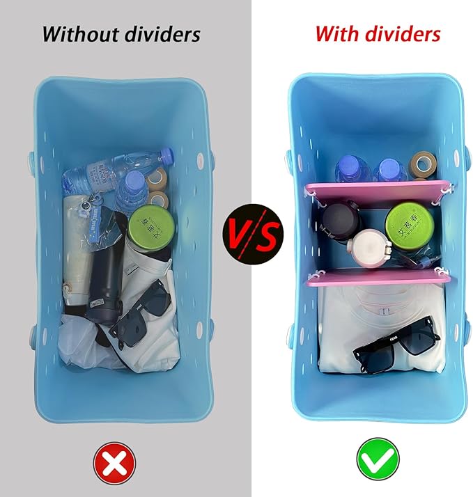 2pcs Bogg Bag Divider Tray - X Large Compatible - White