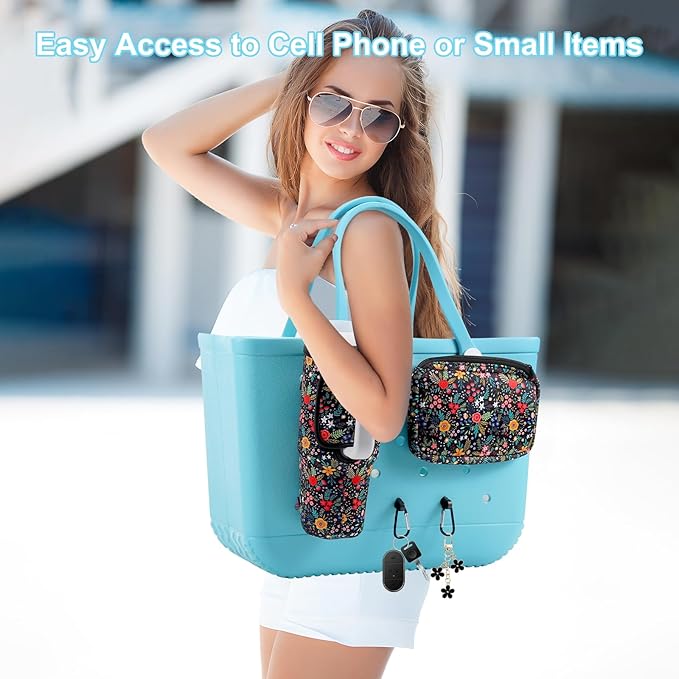 4PCS Organizer Holder for Bogg Bag, Accessories for Bogg Bags, Phone & Cup Holder compatible with Bogg Bag Original, Bag is not included