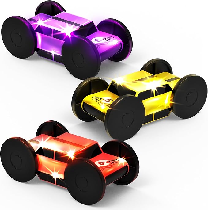 Tub Works® Splash Wheels™ Race Car Light Up Bath Toys, 3 Pack | Water-Activated Light Up Toys Flash & Change Color | Expansion Bath Cars for Bathtime Raceway Car Ramp | Fun Toddler & Kids Bath Toys