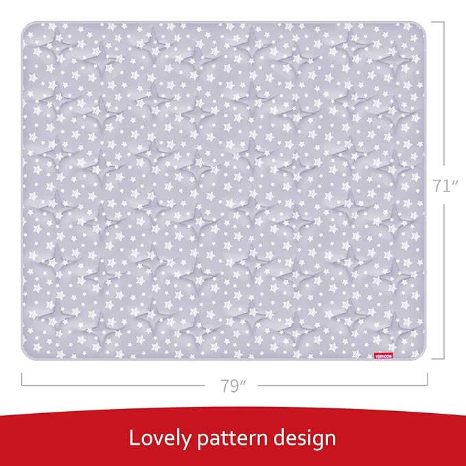 Baby Play Mat, Extra Large Thick Playpen mat, Non Slip Padded Kids Play Mat for Playing 79"x71" One-Piece Baby Floor Mat for Babies, Toddlers