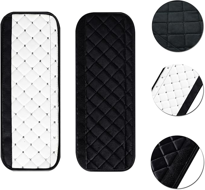 Seat Belt Cover Pad Car Accessories Car Seat Belt Pads Seatbelt Cushion Seatbelt Covers seat Belt Cover pad for Adults (2 Pack Black 15.5in)