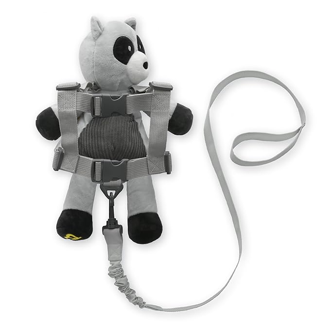GoldBug Toddler Safety Harness & Leash - Raccoon