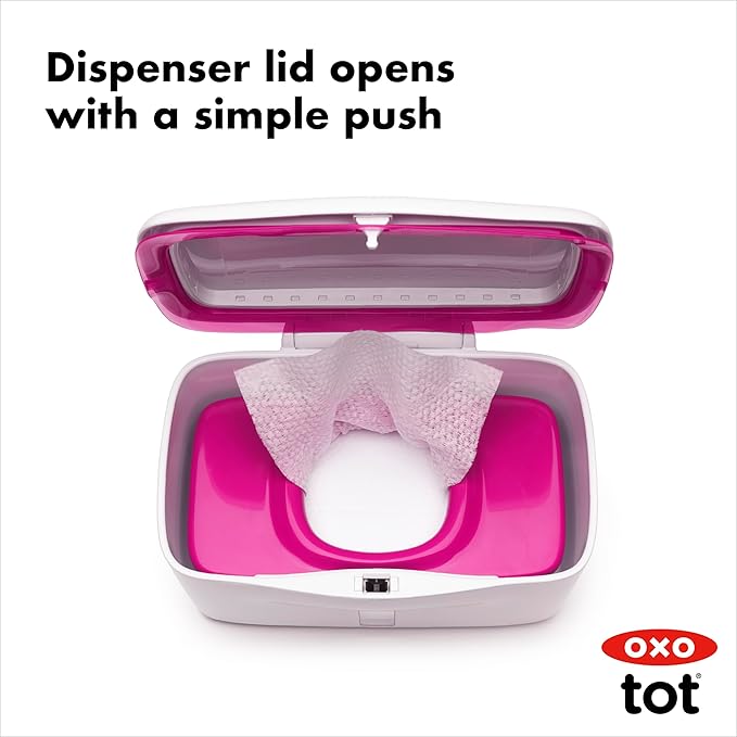 OXO Tot Perfect Pull Wipes Dispenser, Pink