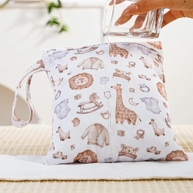 XIIDELIC Wet Dry Bag for Baby, Swimsuit, Diaper Bag & Travel - Waterproof Reusable Leakproof Pouch for Wet Clothes, Swimsuits, Pool, Beach, and Gym