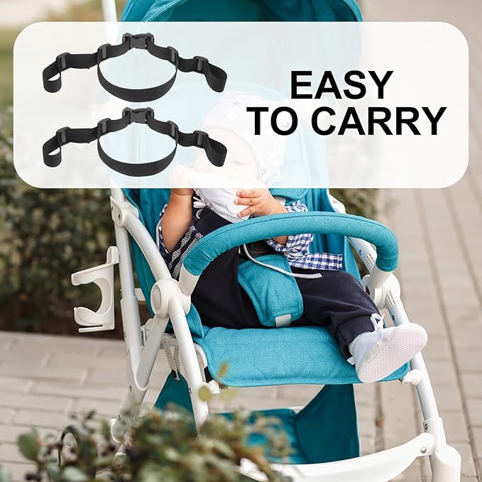 VICASKY 2 Pcs Baby Seat Straps,Stroller Wagon High Chair Straps,Adjustable Harness Baby Safety Strap Belt for Stroller Pushchair Pram Buggy Safe Protection
