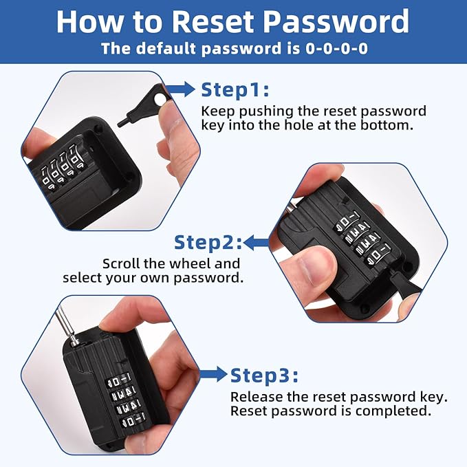 RORMGO Refrigerator Lock, Heavy Duty Fridge Locks for Kids, Freezer Lock with Combination for Refrigerator Drawer Cabinet Safety, Easy to Install No Keys Needed Black, 2 Packs
