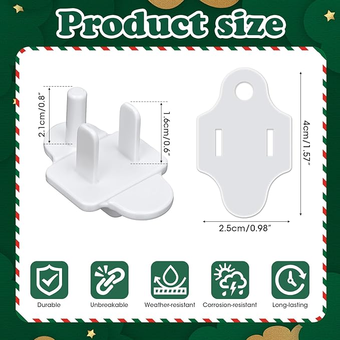 60 Sets Weatherproof Gaskets and Plug Covers Outdoor Waterproof Outlet Plug Covers Extension Gfci Electric Cord Protectors Christmas Lighting Installation Weatherproof Gaskets Kits Stop Gfci Tripping