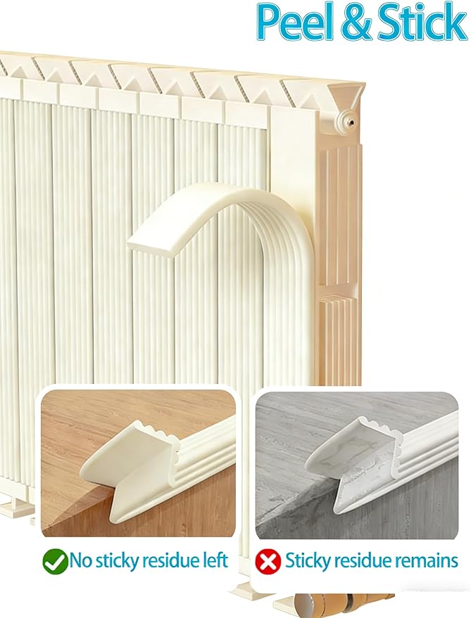Beige Foam Edge & Corner Protector Tape, 3 Rolls,0.35" Thick x 3.15" Wide x 6.56 FT, Strong Adhesive, Baby Proofing for Table Edge, Crib Edge, Sharp Furniture Edge Protection