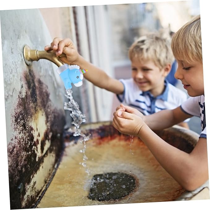 jojofuny 1pc Shape Faucet Tap Extension Tool for Boy Girl Handwashing Fits Standard Faucets Makes Washing Easy and Enjoyable Water-Saving Design