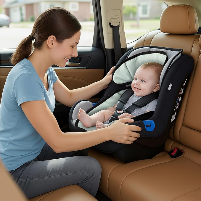 2 Pack Green Leaf Car Seat Protector for Potty Training Waterproof Piddle Pad Cover from Spillages Nappy Leaks Toilet Training Anti Slip Backing Strollers Carseat Liner for Toddlers Babies