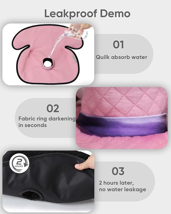 TinlyFinly 2 Pack Baby Potty Training Car Seat Protector, Waterproof Car Seat Liner for Potty Training Toilet, Baby Infant Toddler Piddle Pad Fits for Carseat, Stroller, Highchair - 2 Pack, Pink