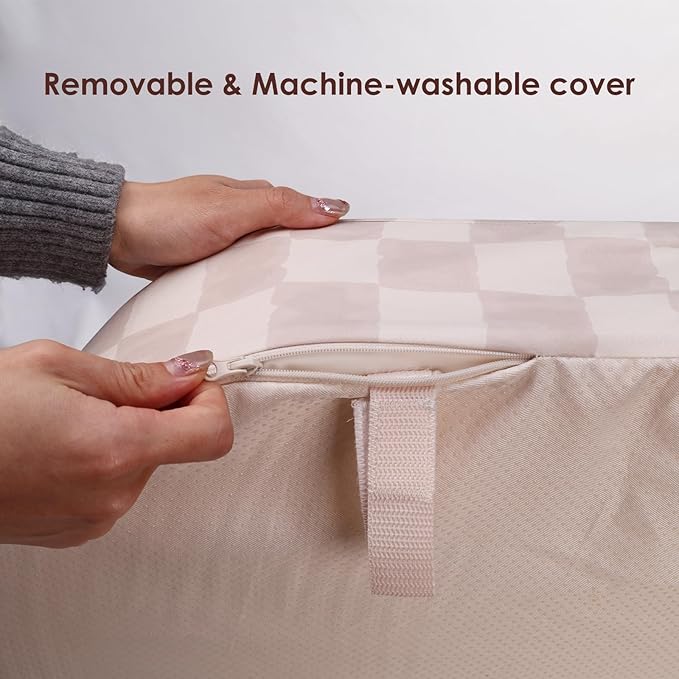 Tiny Marvels Baby Changing Pad with Cover, Waterproof Diaper Changing Pad with Non-Slip Base, Soft Contoured Changing Pad for Dresser, Nursery & Travel