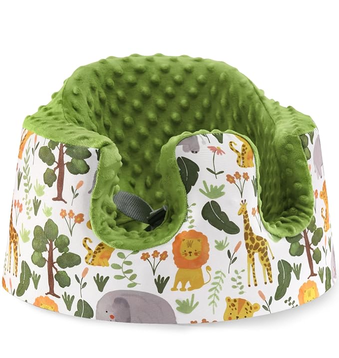 Seat Cover Compatible with Bumbo Seat, Booster Seats Accessories, Soft Breathable Cover for Baby Girl Boy, Cover Only