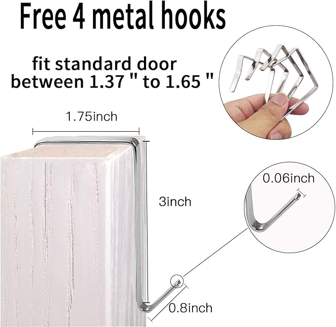2 Pack Extra Large Hanging Over Door Shoe Organizers, closet shoe rack shoe storage, 12+6 Breathable Mesh Pockets with 8+8 Hooks, Black (59 x 21.6 inch)