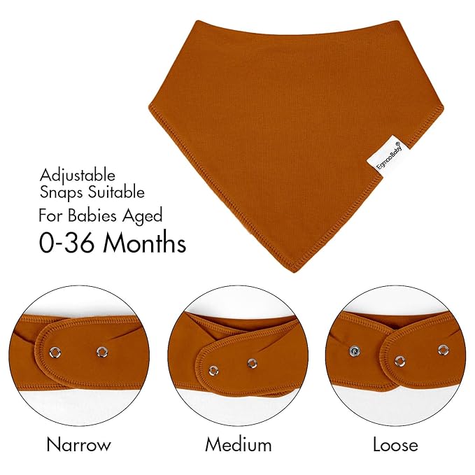 Baby Bandana Drool Bibs for Boys Girls,Super Absorbent Triangle Baby Bibs for Drooling and Teething,100% Cotton Soft for Infant,Newborn 12Pack
