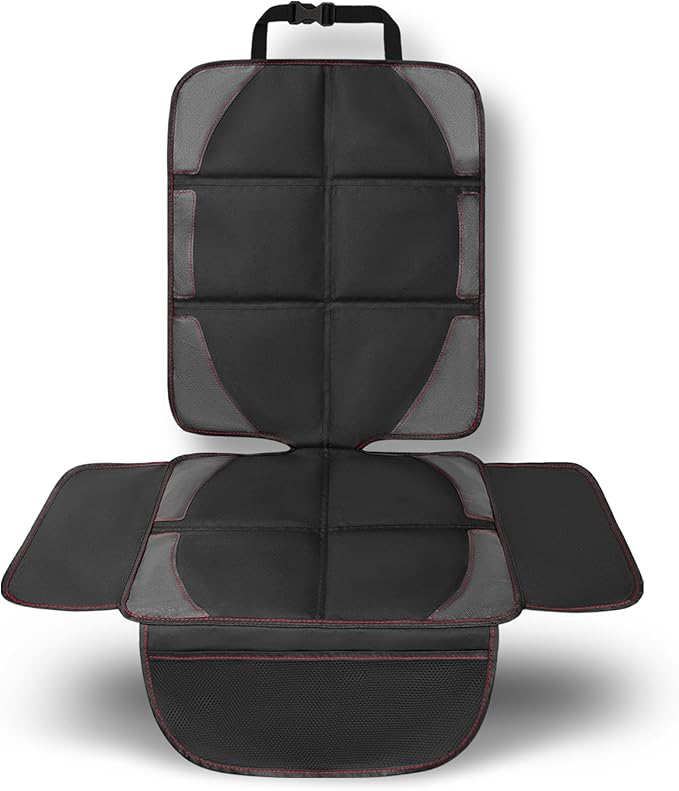 Extra-large Car Seat Protector for Child Car Seat Protector Under Baby Car Seat,Car seat Protector Car Seat Cover Universal Durable Waterproof for Dog Vehicles,Thick Pad,Anti Slip Backing- Full Cover