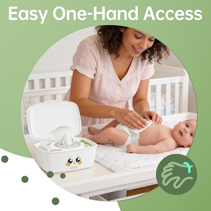 Baby Wipes Dispenser Compatible with Huggies Wipes Natural Care, Wipe Holder Wet Wipes Dispenser, Refillable Wipes Container Fit for Huggies Baby Wipes and WaterWipes for Outdoor Travel Daily Use