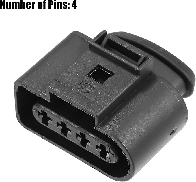 uxcell 6 Set 4 Pin No.1J0973724 Ignition Coil Coilpack Connector Adapter Plug Clip Kit Replacement for VW for Audi for Seat for Skoda