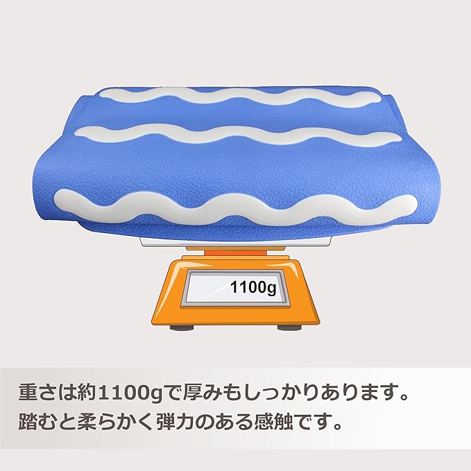 SafeLand Patented Non-Slip Bath, Shower, Tub Mat, TPR Material, Eco-Friendly, Non-PVC, Color Combo, Machine Washable, Durable, with Powerful Gripping Suction Cups, Wave-31 (17"x30")