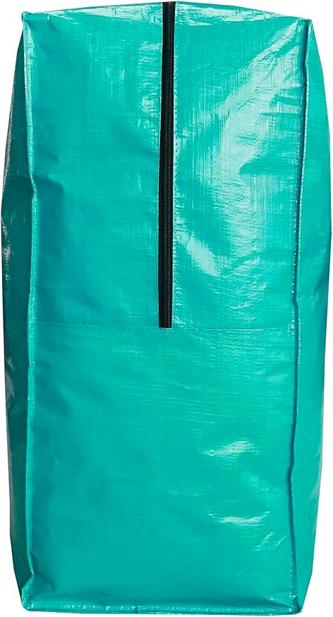 155 Gallon Extra Large Storage Bags, Jumbo Storage Bags, Foldable Big Turquoise Waterproof Storage Bag, 60x30x20inch - 1PACK