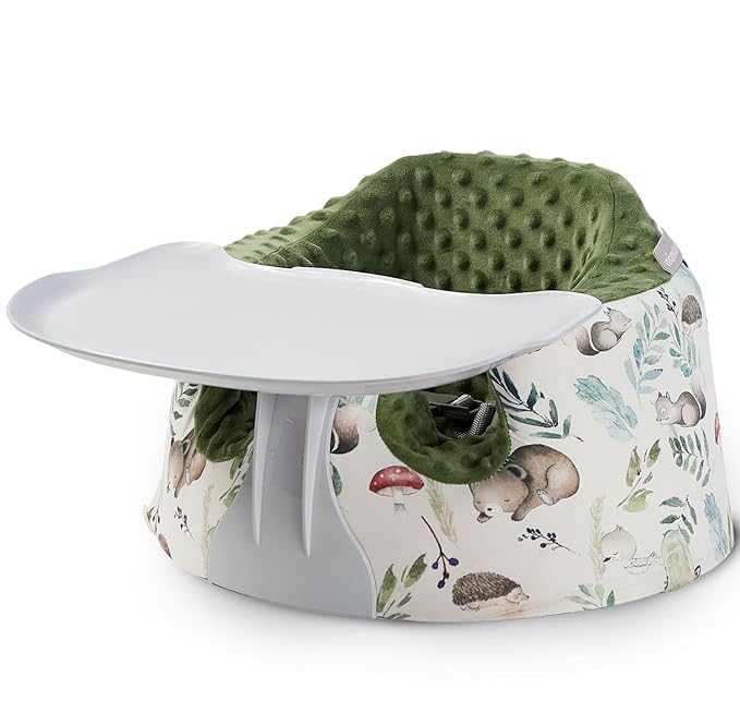 Seat Cover and Tray Sets Accessory Compatible with Bumbo Floor Seat for Baby,Breathable Accessory Compatible with Baby Seat - Easy to Install and Remove