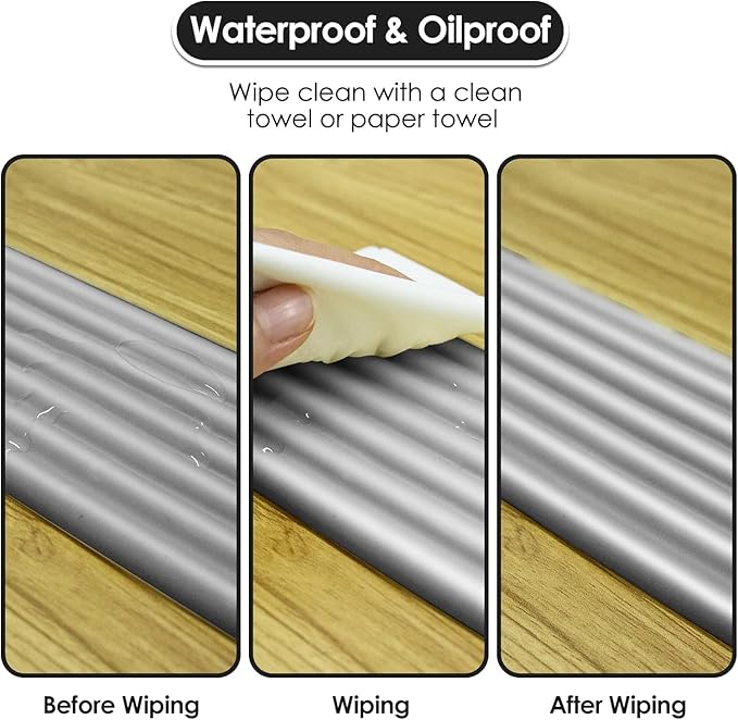 Edge Protector for Baby Proofing, Corner Protector Baby, Desk Edge Cushion, Extra-Wide Soft Foam Padding Self Adhesive Furniture Corner Guard Bumper for Table, Fireplace 16.4ft Brown