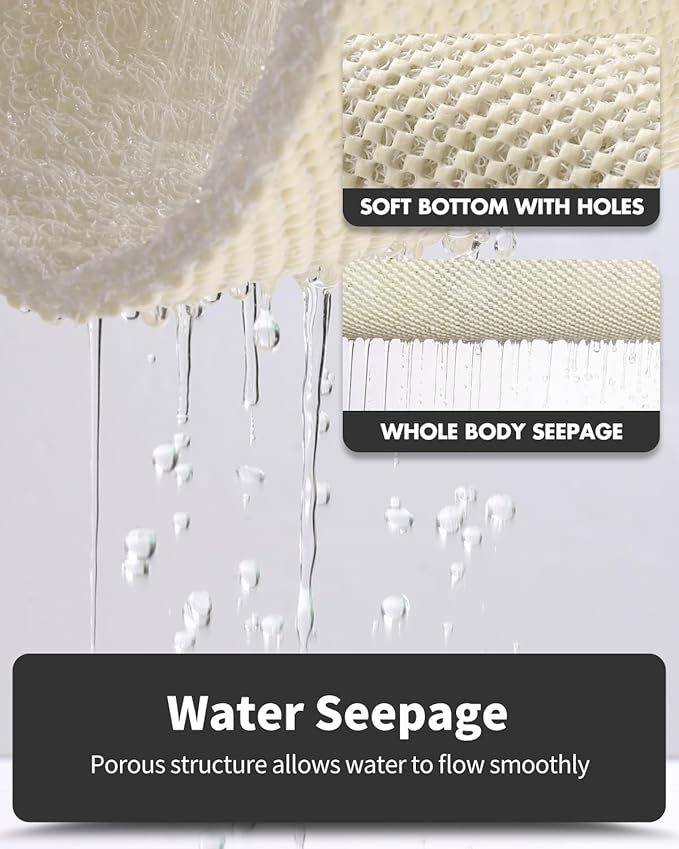 Non-Slip Bathtub Mat, 17x 30 Inch, Shower Mats for Bath Tub, PVC Loofah Bathroom Mats for Wet Areas, Quick Drying
