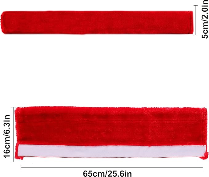 Amooca Soft Faux Fur Universal Fit Seatbelt Cover Car Truck SUV Airplane Seat Belt Shoulder Pad for Carmera Backpack Straps Neck Cushion Protector Extra Long 25.6in Red