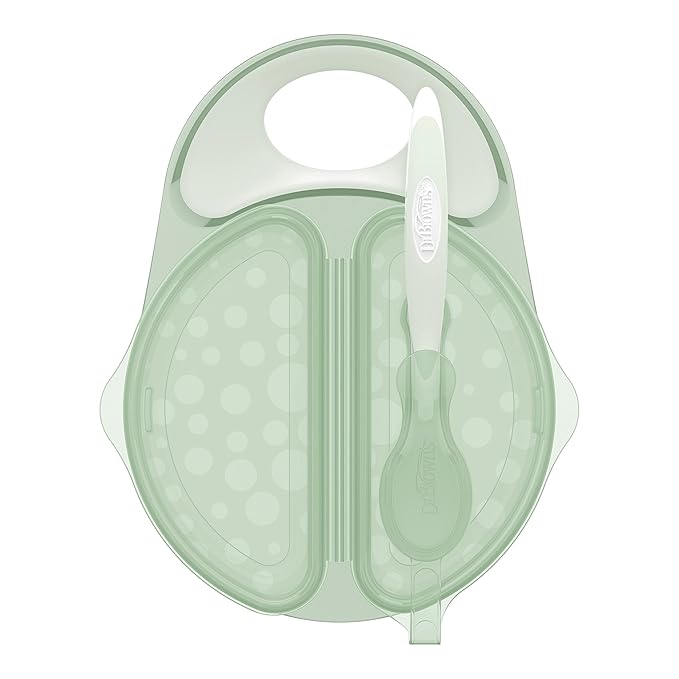 Dr. Brown's Travel Fresh Bowl and Spoon, 2-Pack, Turquoise
