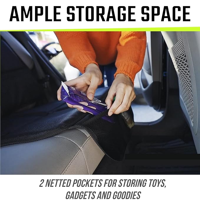 Sunferno Car Seat Protector for Child Car Seat – Baby Car Seat Cover for Ultimate Protection | Keeps Upholstery Clean, Safe & Damage-Free | Waterproof, Padded & Anti-Slip for Stress-Free Rides